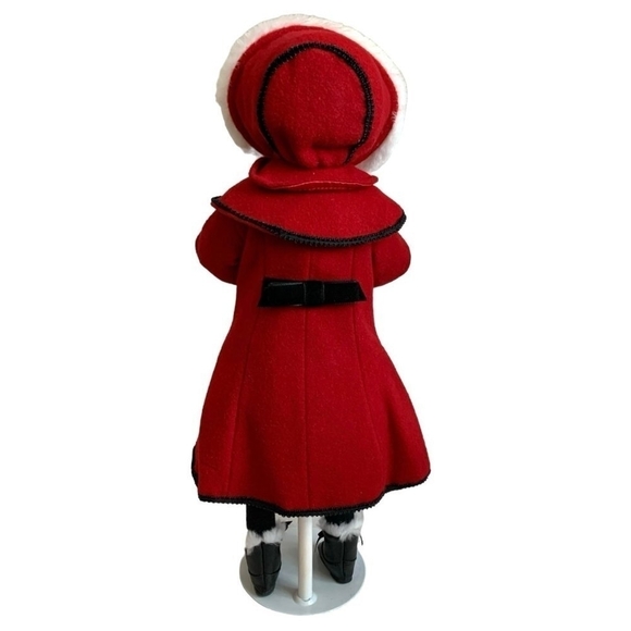 Vintage Porcelain DOLL Little Caroler Shirley Temple Christmas Doll Collection - Picture 4 of 7